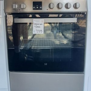 09768 Etna FKV761RVS keramisch fornuis + elektrische oven